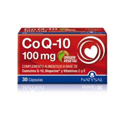 Coencima Q-10 + Bioperine 100 mg 30 capsulas Natysal 13503 Inicio salud.bio