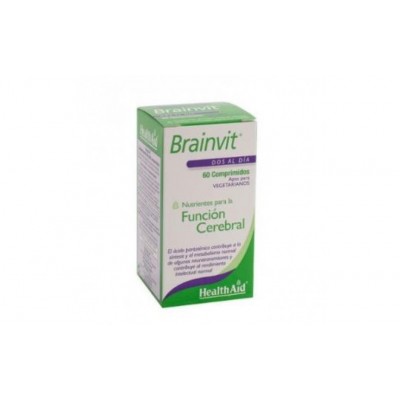 Brainvit (Función celebral) de Health Aid Health Aid 803400 Vitaminas y Multinutrientes salud.bio