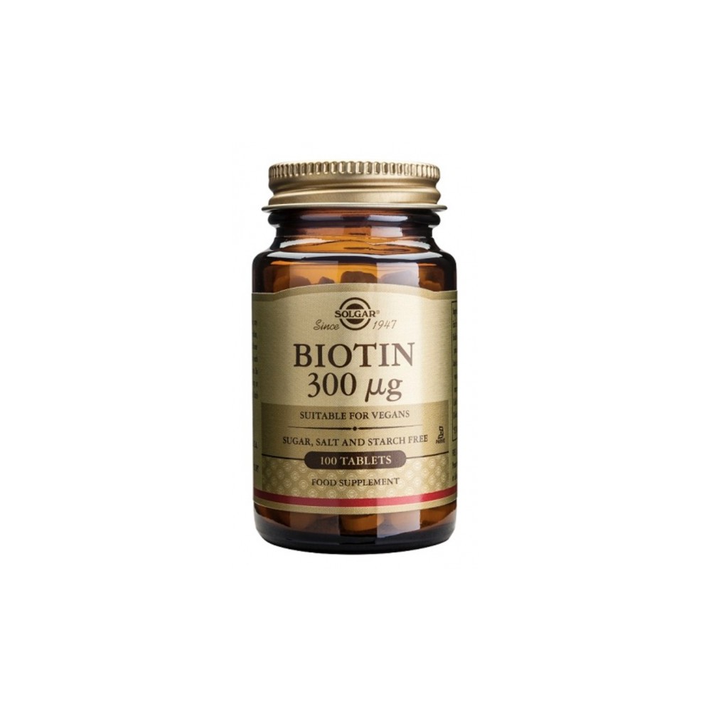 Biotina 300mcg. Solgar SOLGAR 050280 Vitaminas y Minerales salud.bio