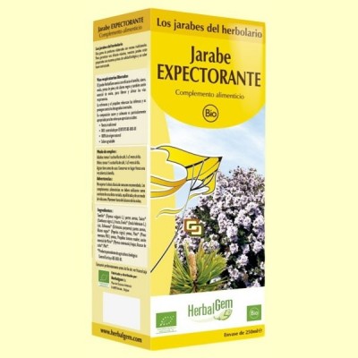 Herbalgem Jarabe Expectorante 150ml Herbalgem  Acción benéfica garganta y pecho salud.bio