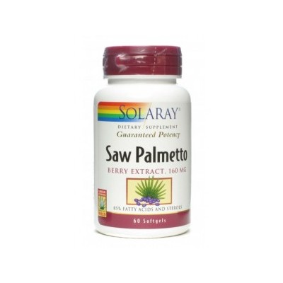 Saw Palmetto (Berry Extract 160mg) de Solaray SOLARAY  Sénior y Tercera Edad salud.bio