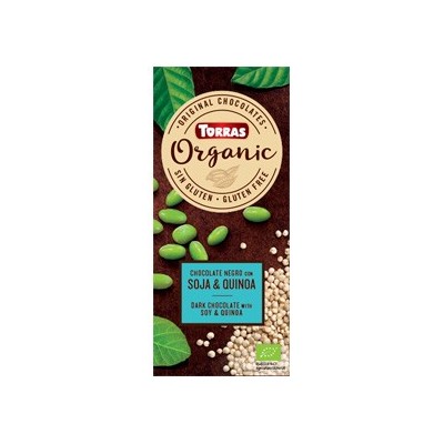 Chocolate negro con quinoa y soja “orgánico” - Torras Chocolates Torras TO 37768 ECO (ecologico), BIO (biologico), Organico s...