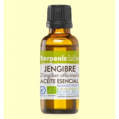 Jengibre Aceite Esencial Bio 30Ml. - Terpenic Labs Terpenic Labs aejen0030 Aceites esenciales uso interno salud.bio