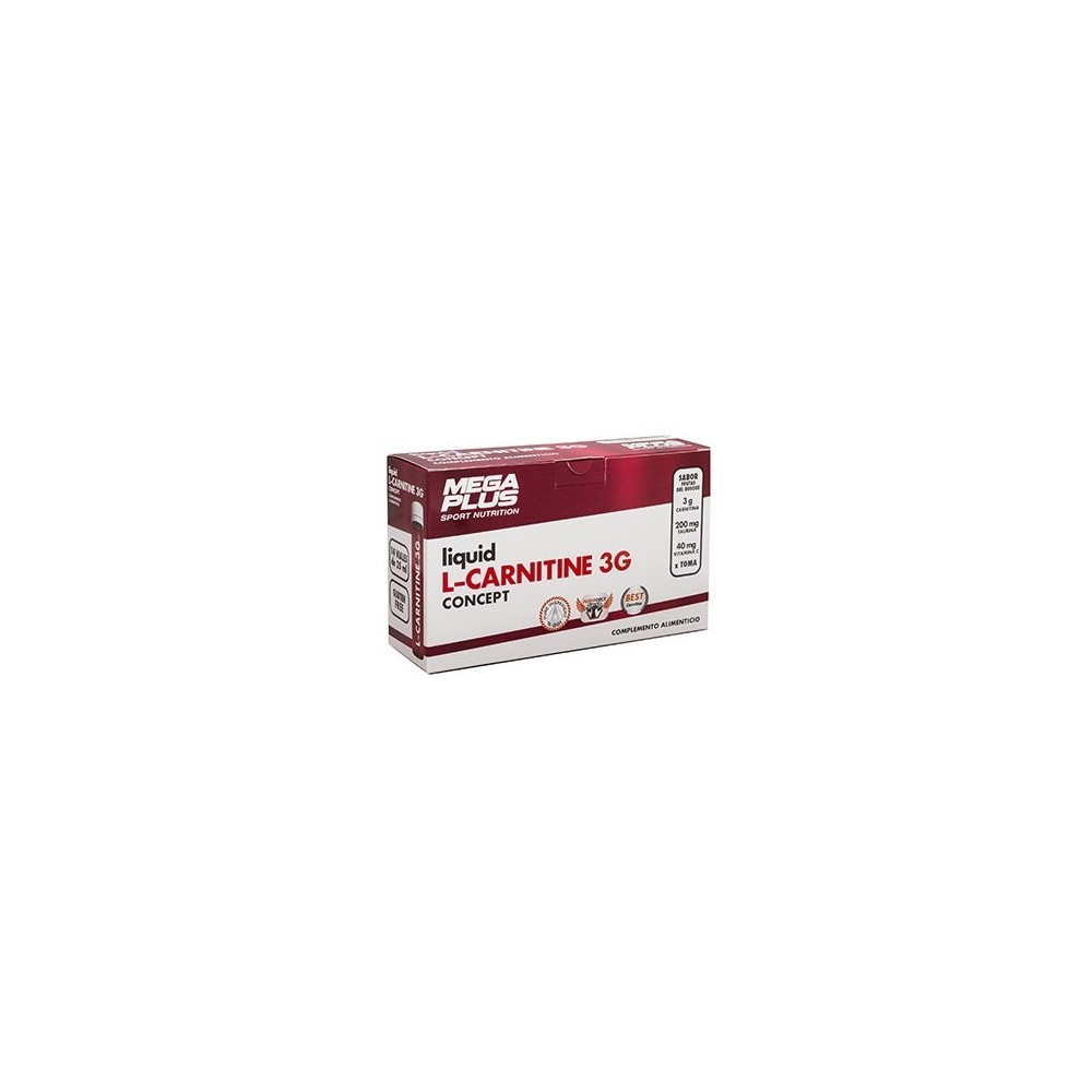 L-Carnitina (carnitine) CONCEPT 3.000 mg de Megaplus Megaplus 142021 Suplementos Deportivos (Complementos Alimenticios) salud...