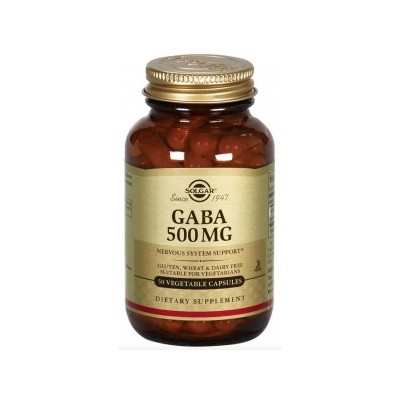 G.A.B.A. (GABA) 500mg 50 capsulas de Solgar SOLGAR 011210 Inicio salud.bio