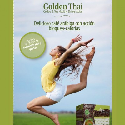 Golden Thai Coffee Bloquea (verde) Golden Thai  Coffe & Tea Healthy Drink Asian  Quemagrasas y similares salud.bio