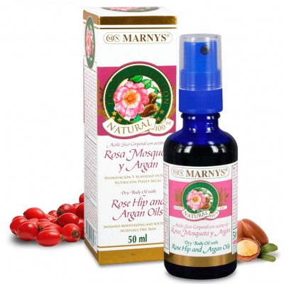 Aceite seco con Rosa mosqueta y Argán 50ml de Marnys Marnys AP217 Uso tópico salud.bio