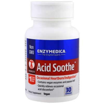 Acid soothe 30 cápsulas Vegetales de Enzymedica Enzymedica ENZ13121 Ayudas aparato Digestivo salud.bio