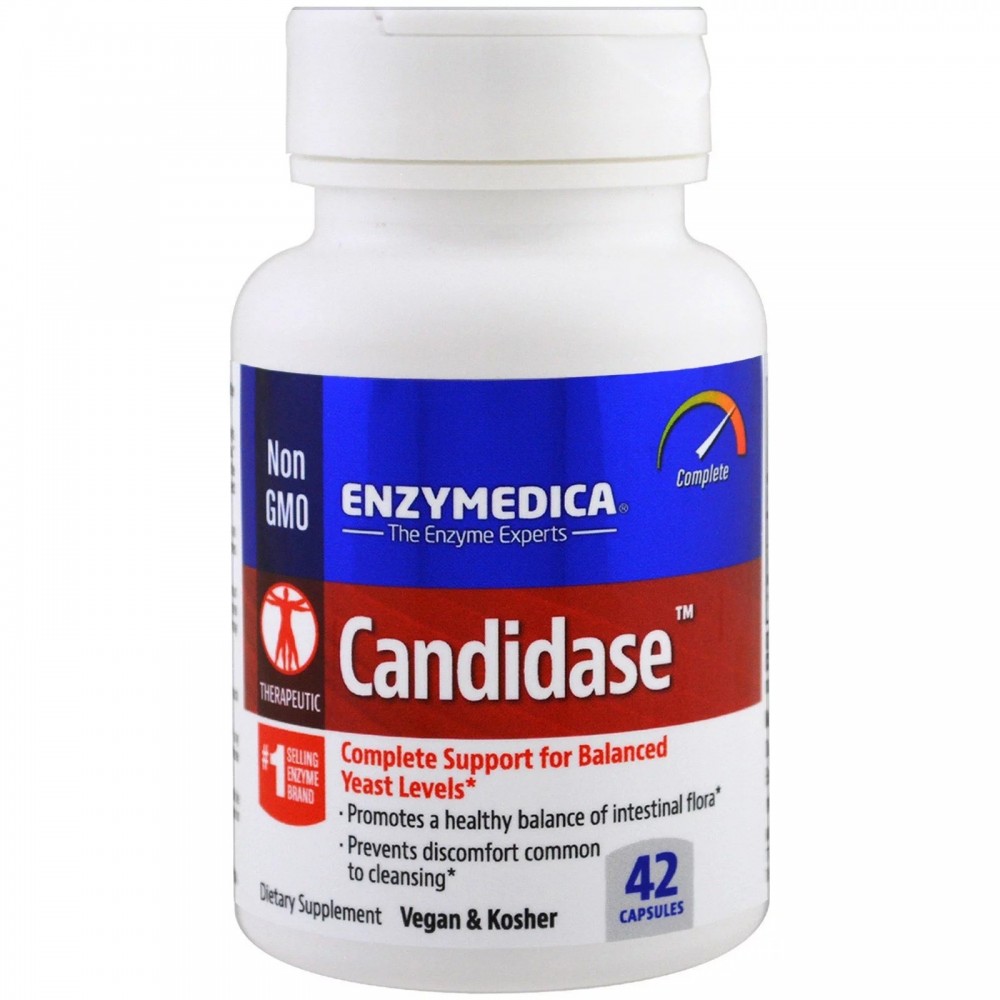 Candidase 42 Cápsulas de Enzymedica Enzymedica ENZ20140 Ayudas aparato Digestivo salud.bio