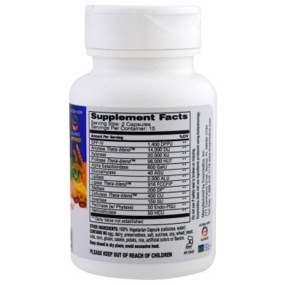 Digest Spectrum 30 Cápsulas de Enzymedica Enzymedica ENZ13170 Ayudas aparato Digestivo salud.bio
