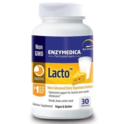 Lacto, Fórmula de Digestión Más Avanzada de Enzymedica Enzymedica ENZ-24120 Ayudas aparato Digestivo salud.bio