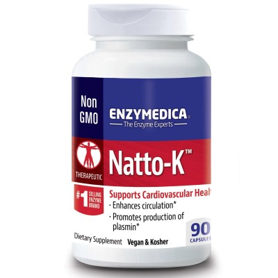 Natto-K, (Natoquinasa) Cardiovascular de Enzymedica Enzymedica ENZ-22030 Sistema circulatorio salud.bio