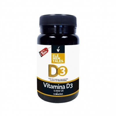 Vitamina D3 - Elementales de Novadiet Novadiet 53503 Vitaminas y Minerales salud.bio