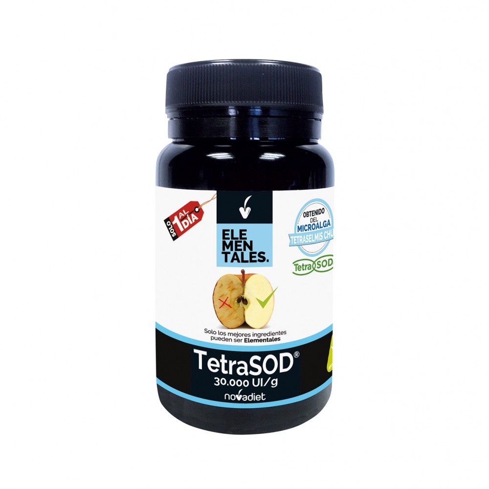TetraSOD - Elementales de Novadiet Novadiet 53513 Piel, Cabello y Uñas, Complementos y Vitaminas salud.bio