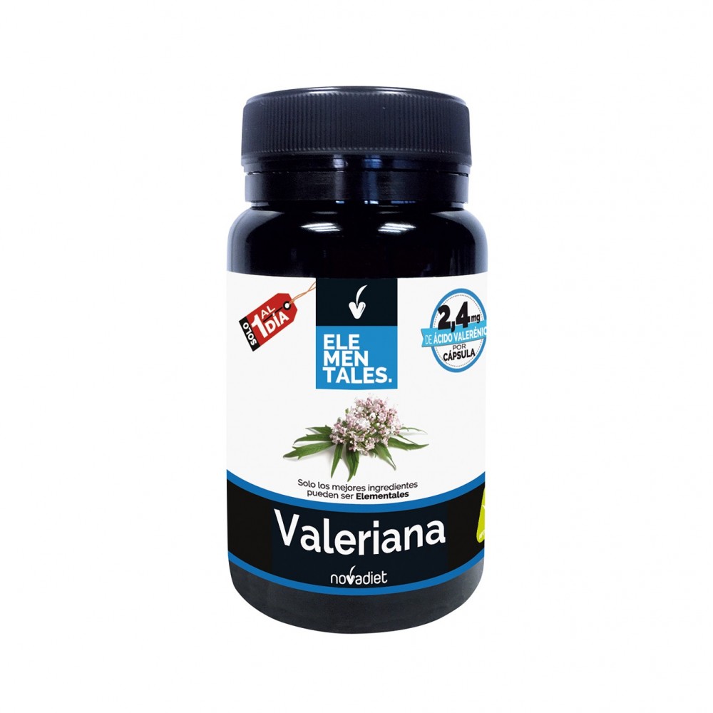 Valeriana - Elementales de Novadiet Novadiet 53516 Estados emocionales, ansiedad, estrés, depresión, relax salud.bio