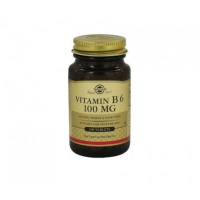 Vitamina B6 (Piridoxina) 100 mg de Solgar (100 Cápsulas Vegetales) SOLGAR 053110 Inicio salud.bio