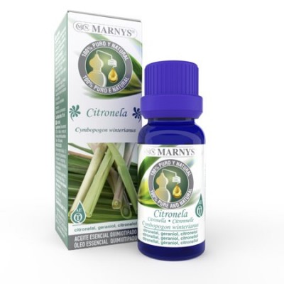Aceite Esencial de Citronela Marnys 15 ml Marnys AA033 Aceites esenciales uso interno salud.bio