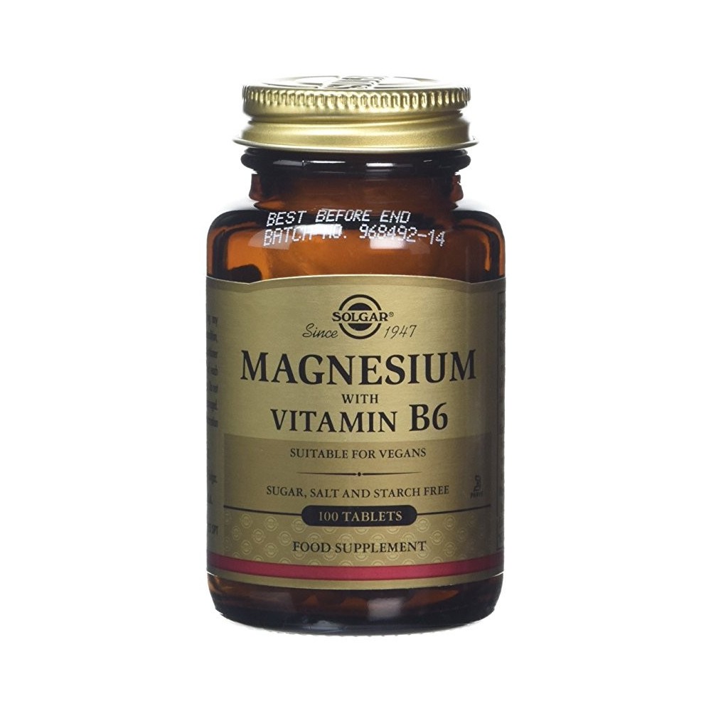 Magnesio con Vitamina B6 de Solgar SOLGAR  Suplementos Minerales  salud.bio