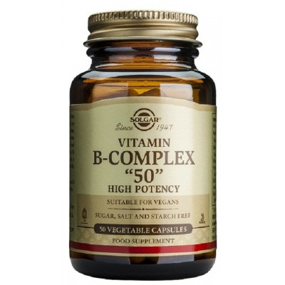 Vitamina B-Complex "50" en 50 Cápsulas de Solgar SOLGAR 061120 Inicio salud.bio