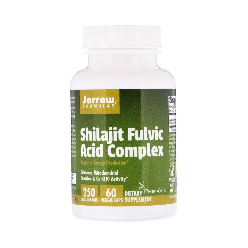 Complejo de ácido fúlvico de Shilajit, 250 mg, 60 cápsulas de Jarrow Formulas Jarrow Formula JRW-29060 Suplementos Deportivos...