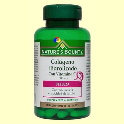 Colágeno Hidrolizado con Vitamina C (90 Comprimidos) de Nature's Bounty Nature's Bounty 03600 Vitamina C salud.bio