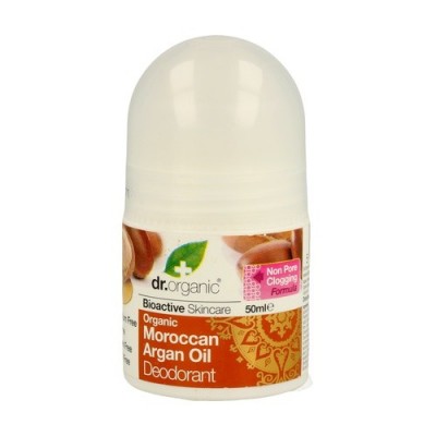 Desodorante de Aceite de Argan Marroqui Organico 50ml Dr Organic Doctor Organic DR00376 Cuidado externo e higiene salud.bio