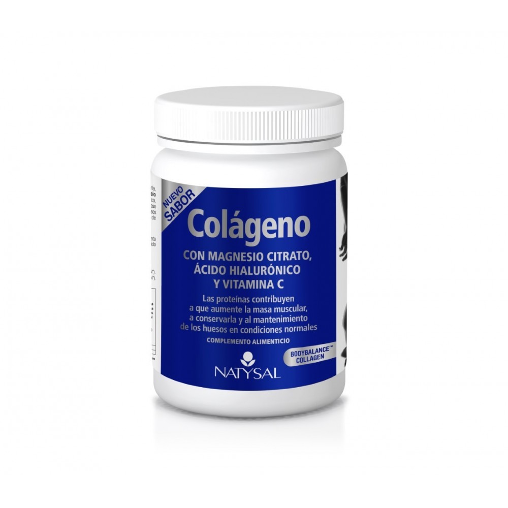 Colágeno con magnesio citrato, ácido hialurónico y vitamina C de Natysal Natysal 13481 Suplementos Minerales  salud.bio