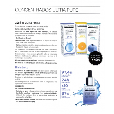Sérum Ácido Hilaurónico ULTRA PLUS Camaleon Camaleon Cosmetics 40134 Cosmética Natural salud.bio