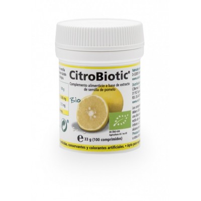 Citrobiotic® BIO (100 Comprimidos) semilla pomelo de Sanitas Sanitas Gmbh & Co. KG S013 Ayudas aparato Digestivo salud.bio