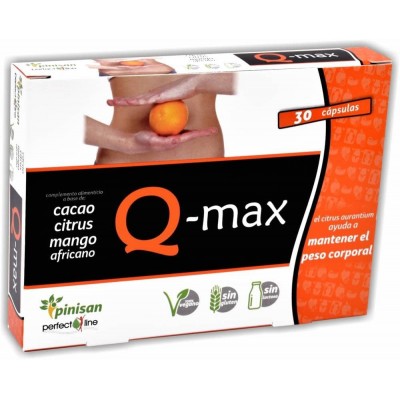 Q-Max (line Perfec) 30 Cápsulas de Pinisan  8435001000728 Quemagrasas y similares salud.bio