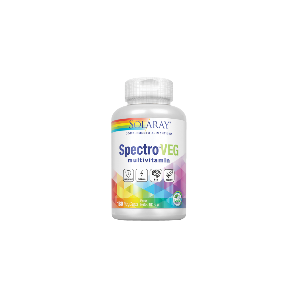 Spectro multi Vitaminas y Minerales 180 cap vegan SOLARAY 47825 Vitaminas y Multinutrientes salud.bio