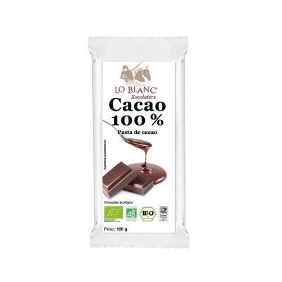 Cacao BIO 100% (pasta de cacao) en tableta 100 grs de Mandolé Mandolé 3505052899 Alimentación salud.bio