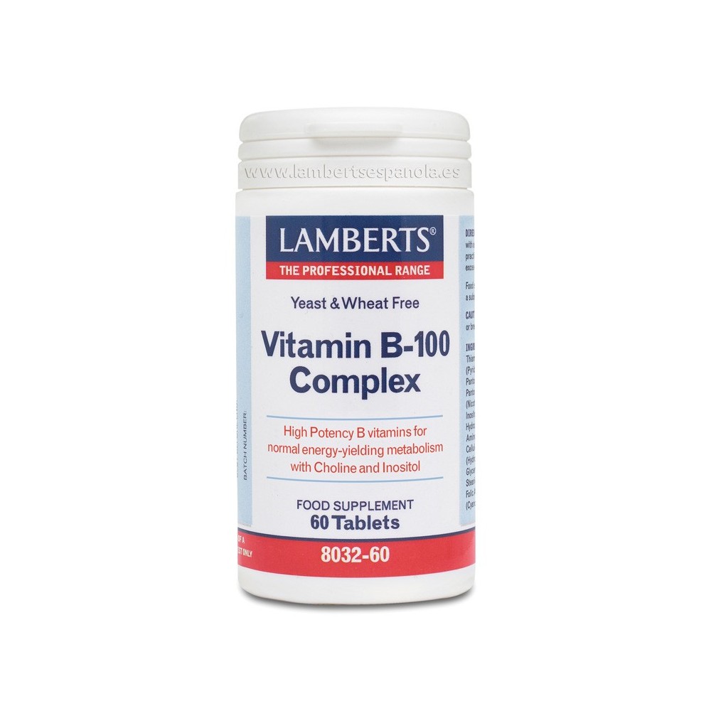 Complejo Vitamina B-100 Complex Lambert Profesional Lamberts Española S.L. 8032-60 Vitamina B salud.bio