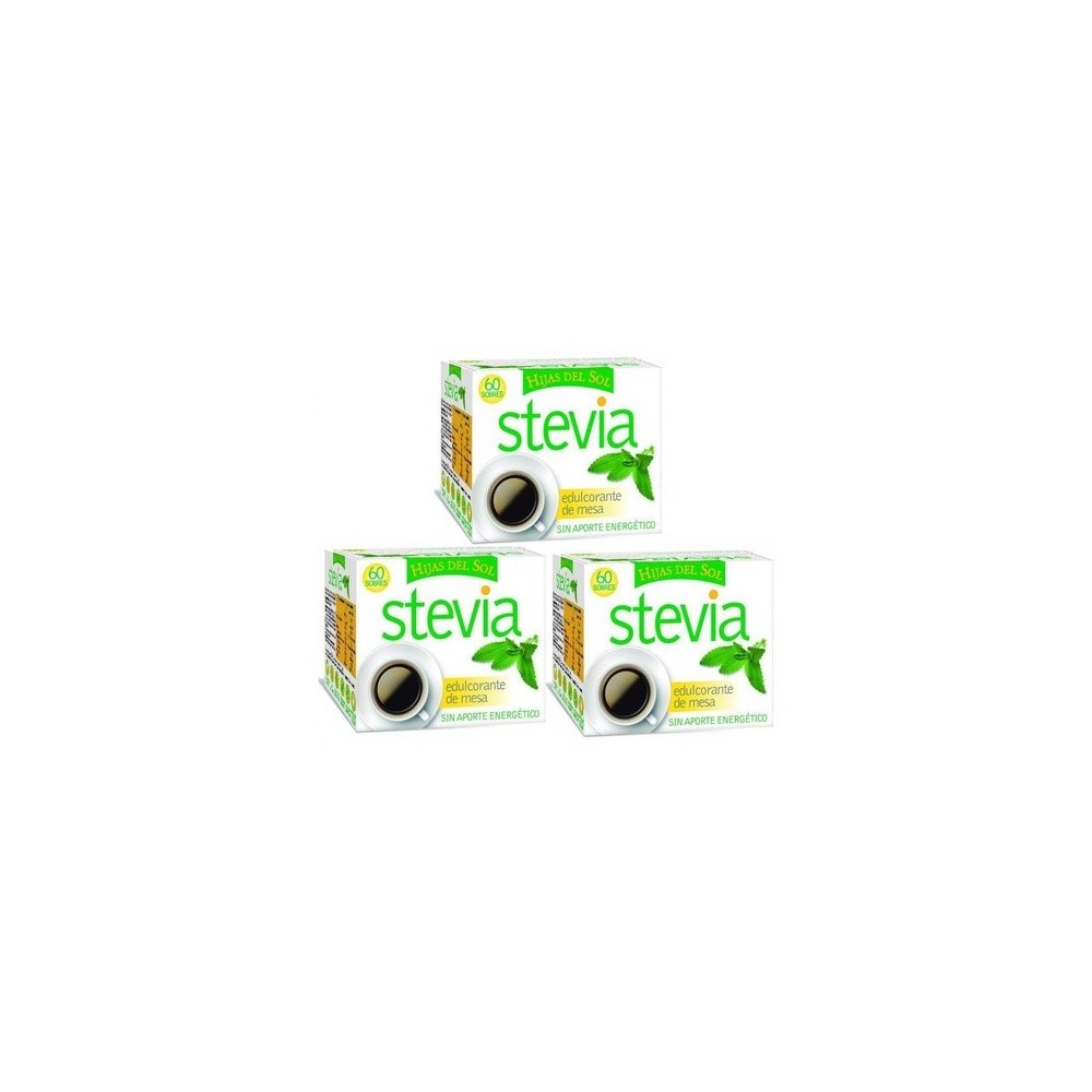 Stevia edulcorante de mesa 60 sobres Hijas del sol de Ynsadiet  0780015553 Edulcorantes salud.bio