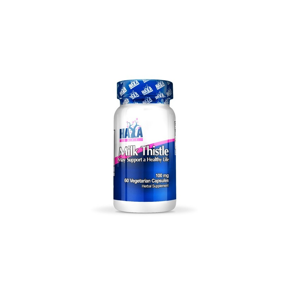 Silimarina 100 mg (Milk Tristle - Cardo Mariano) 60 Caps de Haya Labs Haya Labs LLC 14830 Higado y sistema hepatobiliar salud...