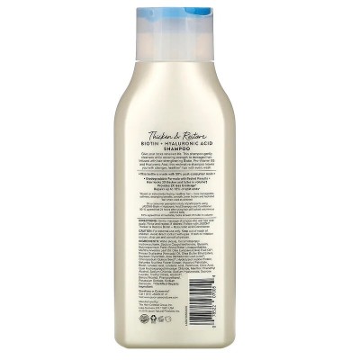 Pure Natural Shampoo, restaurador de Biotina, 16 fl oz (473 ml) de Jason Natural JĀSÖN JAS-07005 Jabones y Geles Naturales sa...