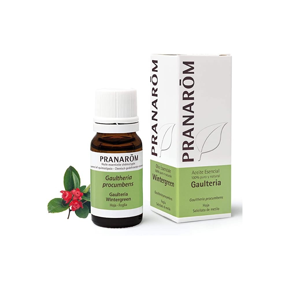 Gaulteria Aceite Esencial Natural Quimiotipado de Pranarôm Pranarom 227311 Acéites esenciales salud.bio