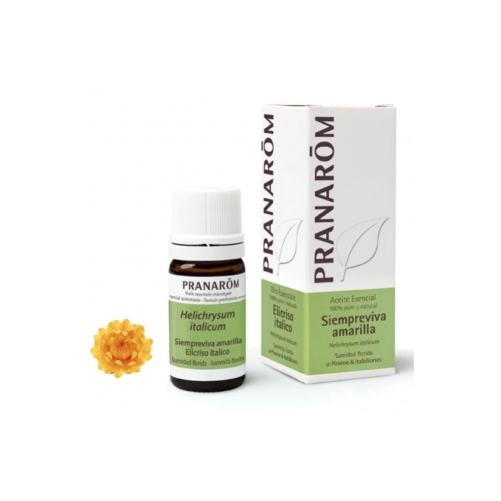 Siempreviva Amarilla Aceite Esencial Natural Quimiotipado de Pranarôm Pranarom 227313 Acéites esenciales salud.bio