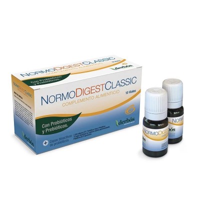 Normodigest Clasic 10 Viales de derbós derbós laboratorio natural 075 Ayudas aparato Digestivo salud.bio