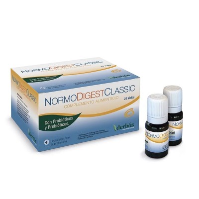 Normodigest Clasic 20 Viales de derbós derbós laboratorio natural 127 Ayudas aparato Digestivo salud.bio