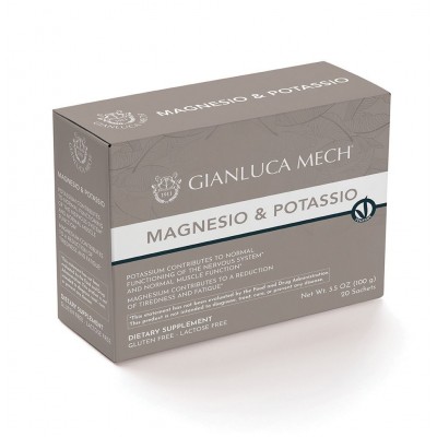Magnesio y Potasio 20 sobres de Gianluca Mech GIANLUCA MECH GFI0500 Articulaciones, Huesos, Tendones y Musculos, componen el ...