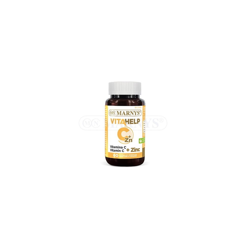 Vitamina C + Zinc 500mg/25mg Línea VITAHELP de Marnys Marnys MN811 Antioxidantes salud.bio