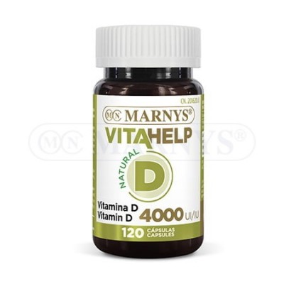 Vitamina D 120 perlas 4000 iU Línea VITAHELP de Marnys Marnys MN806 Antioxidantes salud.bio