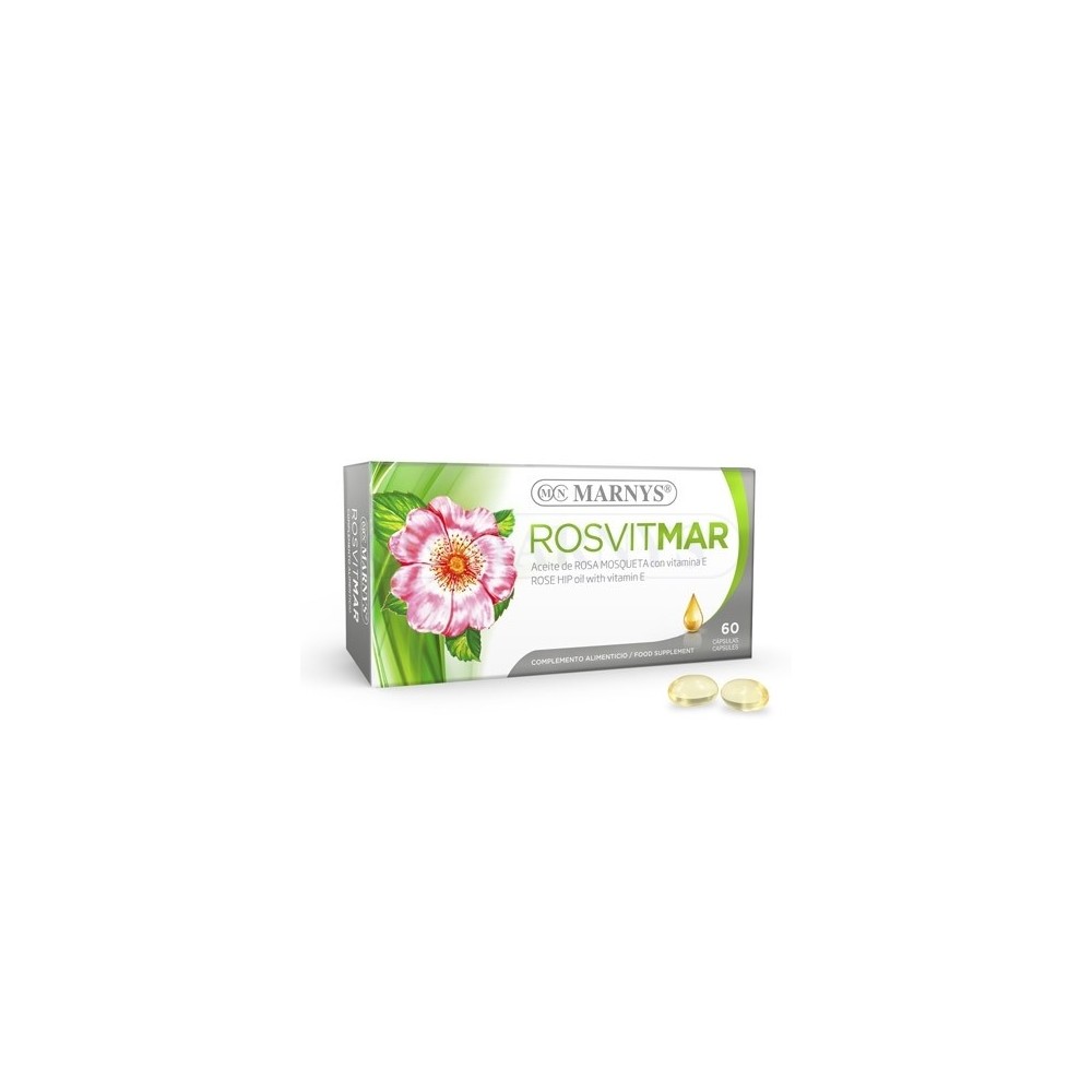 Rosvitmar Aceite de Rosa Mosqueta 60 Perlas de Marnys Marnys MN428 Antioxidantes salud.bio