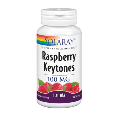 Raspberry Ketones 30 VegCaps. Apto para veganos de Solaray SOLARAY 49787 Control de Peso salud.bio