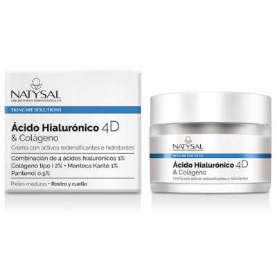 Crema Ácido Hialurónico 4D & Colágeno de Natysal Natysal 13605 Cosmética Natural salud.bio