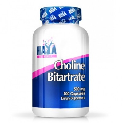 Colina Bitartrato (Choline) 500mg - 100 Caps. de Haya labs Haya Labs LLC 15663 Vitamina B salud.bio
