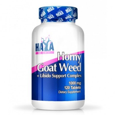 Horny Goat Weed 1.000mg. - 120 Tabs. de Haya labs Haya Labs LLC 14775 Libido hombre y mujer salud.bio