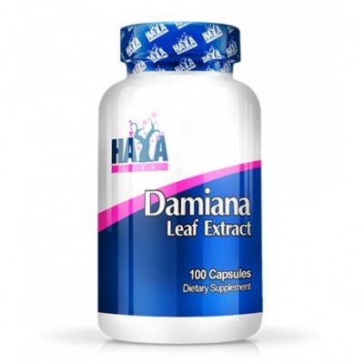 Hojas de Damiana - 100 Caps de Haya labs Haya Labs LLC 20804 Libido hombre y mujer salud.bio