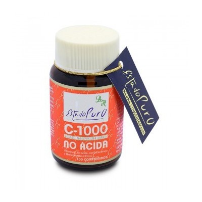 Vitamina C-1000 No Acida 100 comp Estado Puro de Tongil Tongil (Estado Puro) M26 Vitamina C salud.bio
